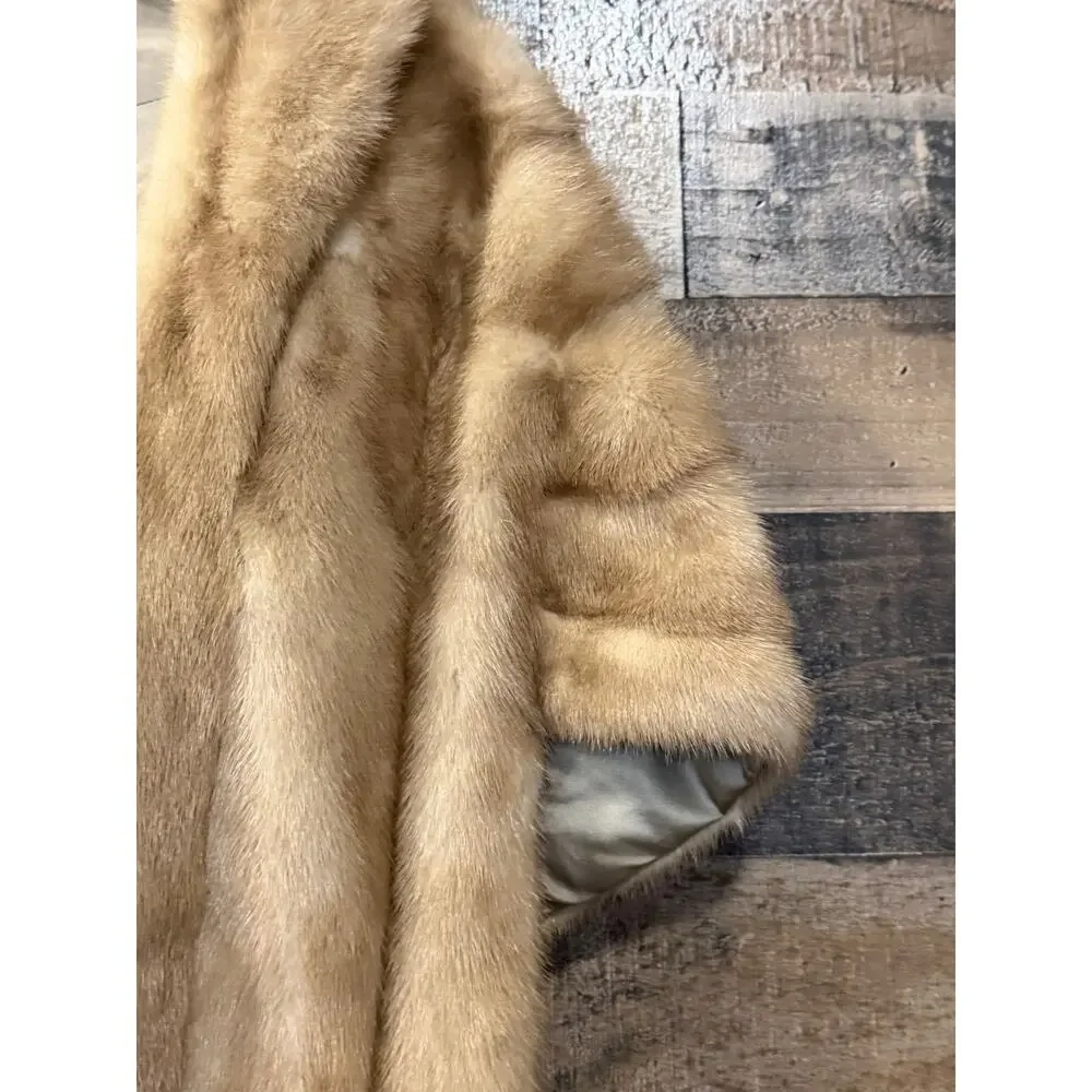 Vintage Denholm's Honey Blonde Mink Fur Stole